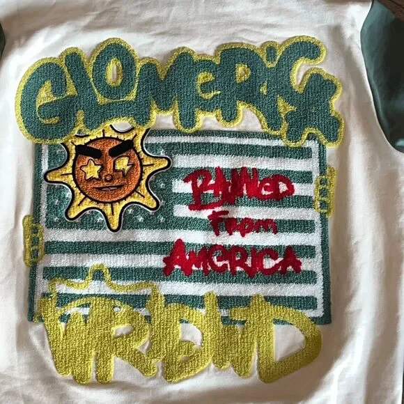 Glo Gang the Glorious Multi-Angle Grunge Full Zip Hoodie Sweatshirt Mens Medium - Picture 10 of 11